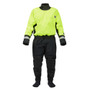 Mustang MSD576 Water Rescue Dry Suit - Fluorescent Yellow Green-Black - Large MSD57602-251-L-101