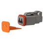 Pacer Deutsch DT Plug & Wedge Lock Kit - 2 Position - 10 Pack TDT06-2S-10