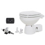 Jabsco Quiet Flush E2 Fresh Water Toilet Compact Bowl - 24V - Soft Close Lid 38045-3094RSP - Apollo Lighting