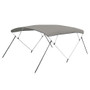 Carver 4 Bow 5481U Bimini Top with Boot - Cadet Grey Acrylic A5481UB-10