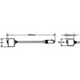 Hella Marine 4532 Series Halogen Chart Reading Lamp, 12V, 295mm Arm, Wall Mount, Red Lens Included