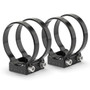 JL Audio VeX Speaker Swivel Pipe Mount Brackets, 2.625in Clamp ID, 2pk, Black Finish - Apollo Lighting