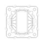 Vimar Eikon 1-Module Mounting Frame, No Screws, For 60 mm or 56 x 56 mm Boxes - Apollo Lighting