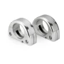 JL Audio Mount Fixture for Enclosed Tower Speaker, For ETXv3 Enclosures, Marine-Grade Aluminum, Clear Anodized Finish, Sold in Pairs