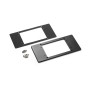 Garmin JL Audio MediaMaster Source Unit Adaptor Plate, Black Anodized Aluminum, Up to 208 x 80 mm Openings - Apollo Lighting