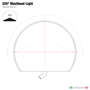 Lopolight Series 301 Masthead Navigation Light, 5 NM, 225 Deg, 10-32VDC, IP68, Vertical Mount