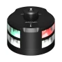 Lopolight Tri-Color/Anchor Navigation Light, Illuminated Windex Mount, 1NM, 10-32VDC, IP68, FB Flat Base