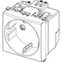 Vimar Arké 19208 SICURY SCHUKO Socket Outlet, 16A 250V, 2-Module, IP20