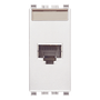 Vimar EIKON RJ45 Netsafe Outlet, T568A/B, Insulation-Piercing Terminals