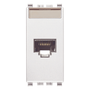 Vimar EIKON RJ45 Netsafe Outlet, T568A/B, Insulation-Piercing Terminals