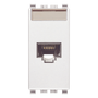 Vimar EIKON RJ45 Netsafe Outlet, T568A/B, Insulation-Piercing Terminals