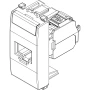 Vimar EIKON RJ45 Netsafe Outlet, T568A/B, Insulation-Piercing Terminals