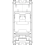 Vimar EIKON RJ45 Netsafe Outlet, T568A/B, Insulation-Piercing Terminals