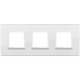 Vimar Eikon EVO 6-Module Cover Plate, 2+2+2 Layout, 71mm Centers