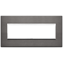 Vimar Eikon EVO 7-Module Cover Plate, Horizontal/Vertical Mount