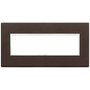 Vimar Eikon EVO 7-Module Cover Plate, Horizontal/Vertical Mount