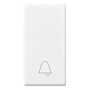 Vimar Plana 1M Interchangeable Button, Single Rocker, IP40, Lightable, Halogen-Free Thermoplastic