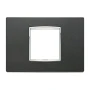 Vimar Eikon Classic Cover Plate, 2-Central-Module, Horizontal/Vertical Mount
