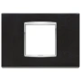 Vimar Eikon Classic Cover Plate, 2-Central-Module, Horizontal/Vertical Mount
