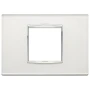 Vimar Eikon Classic Cover Plate, 2-Central-Module, Horizontal/Vertical Mount