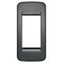 Vimar Idea Rondò Cover Plate, 1-Module, Die-Cast Metal, Panel Mount