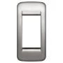 Vimar Idea Rondò Cover Plate, 1-Module, Die-Cast Metal, Panel Mount