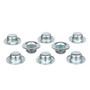 Attwood Marine Pal Nuts, For 5/8 in Roller Shafts, Zinc-Plated, Set of 8 - Apollo Lighting