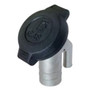 Attwood Marine Replacement Gas Deck Fill Cap, Black