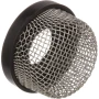 Attwood Marine Mesh Strainer, For 3/4 in Aerator Inlet and 3886-1 Thru-Hull, Stainless Steel Mesh, Black PVC Base