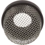 Attwood Marine Mesh Strainer, For 3/4 in Aerator Inlet and 3886-1 Thru-Hull, Stainless Steel Mesh, Black PVC Base
