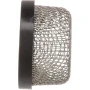 Attwood Marine Mesh Strainer, For 3/4 in Aerator Inlet and 3886-1 Thru-Hull, Stainless Steel Mesh, Black PVC Base