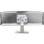 Attwood Marine Perma-Plate Ski Mirror, Universal Mount, 180 Degree Convex, Shatterproof
