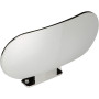 Attwood Marine Ski Mirror, Dash or Windshield Mount, 180-Degree Convex, Shatterproof - Apollo Lighting