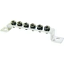 Blue Sea Systems MiniBus Common Grounding BusBar, 100A, 6-Gang, 48V DC