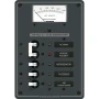 Blue Sea Systems AC Main + Branch A-Series Toggle Circuit Breaker Panel, 230V AC, 3 Position, AC Voltmeter