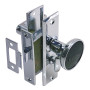 Perko Mortise Latch Set, For 1 to 1-3/8 in Doors, Turn Button Lock, Chrome Plated Zinc Alloy - Apollo Lighting