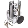 Perko 927 Mortise Lock Set with Bolt, Chrome Plated Zinc Alloy, 1 to 1-3/8 in Door Thickness