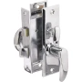 Perko 927 Mortise Lock Set with Bolt, Chrome Plated Zinc Alloy, 1 to 1-3/8 in Door Thickness