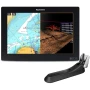 Raymarine Axiom 12 RV Chartplotter Combo, 12 in Touchscreen, RV-100 Transom Mount Transducer, RealVision 3D Sonar