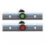 TACO Marine Rub Rail Mounted LED Navigation Light Set, 4 in, Port and Starboard, 12-14VDC, IP68, 2 NM