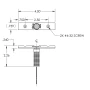 TACO Marine Rub Rail Mounted LED Navigation Light Set, 4 in, Port and Starboard, 12-14VDC, IP68, 2 NM