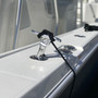 TACO Marine Multi-Purpose Portable Cleat, 15 Degree, Type-304 Stainless Steel, Standard Rod Holder Fit