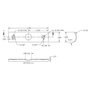 TACO Marine Rub Rail-Mounted LED Navigation Light Set, For S11-4650, 4 in, 12-14VDC, IP68, 2NM, Port and Starboard Lights