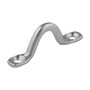 TACO Marine Stamped Stainless-Steel Eye Strap, Type-304, 1/2 in Opening, Polished Finish