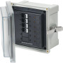 Blue Sea Systems SMS Surface Mount System Panel Enclosure, IP66, Glass-Filled Polycarbonate, Clear Cover, 6 x 6 x 4 in - Apollo Lighting