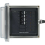 Blue Sea Systems SMS Surface Mount System Panel Enclosure, IP66, Glass-Filled Polycarbonate, Clear Cover, 6 x 6 x 4 in - Apollo Lighting