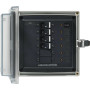 Blue Sea Systems SMS Surface Mount System Panel Enclosure, IP66, Glass-Filled Polycarbonate, Clear Cover, 6 x 6 x 4 in - Apollo Lighting