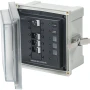 Blue Sea Systems SMS Surface Mount System Panel Enclosure, IP66, Glass-Filled Polycarbonate, Clear Cover, 6 x 6 x 4 in