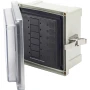 Blue Sea Systems SMS Surface Mount System Panel Enclosure, IP66, Glass-Filled Polycarbonate, Clear Cover, 6 x 6 x 4 in