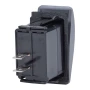 Blue Sea Systems Contura II Rocker Switch, Black Actuator, 20A @ 12V, 15A @ 24V